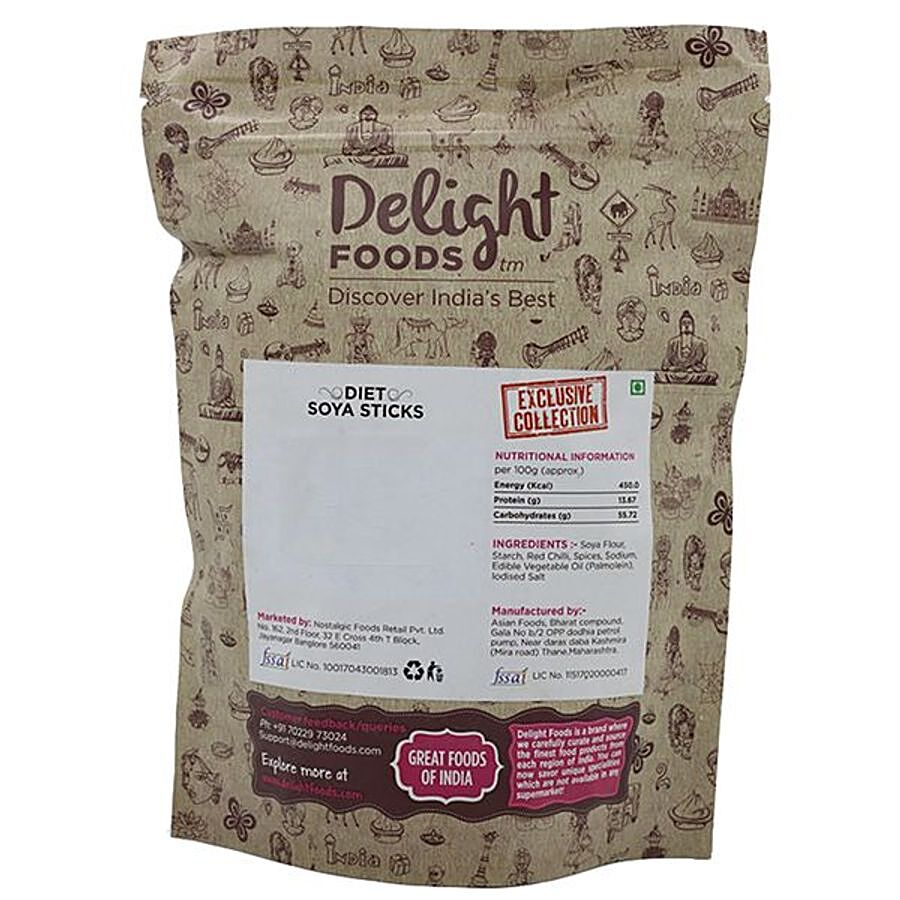 Delight Foods Diet Soya Sticks - Crunchy & Light