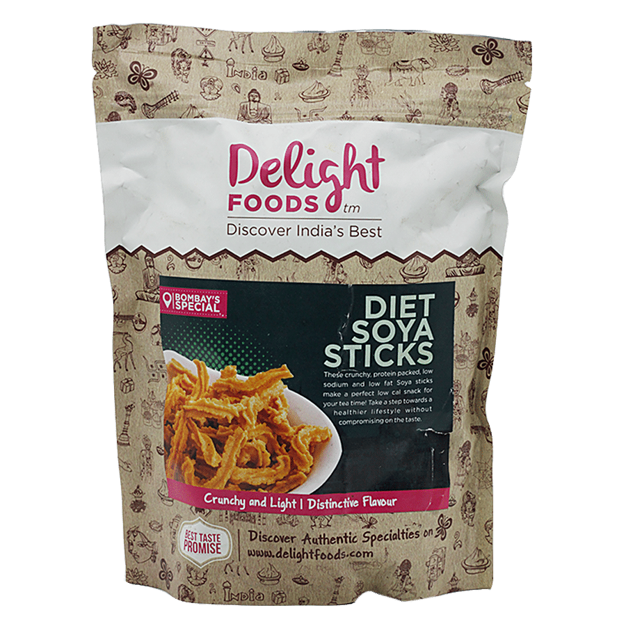 Delight Foods Diet Soya Sticks - Crunchy & Light