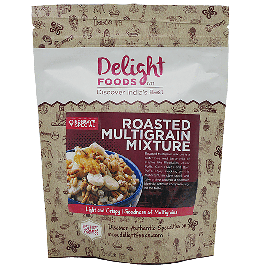 Delight Foods Roasted Multigrain Mixture - Light & Crispy