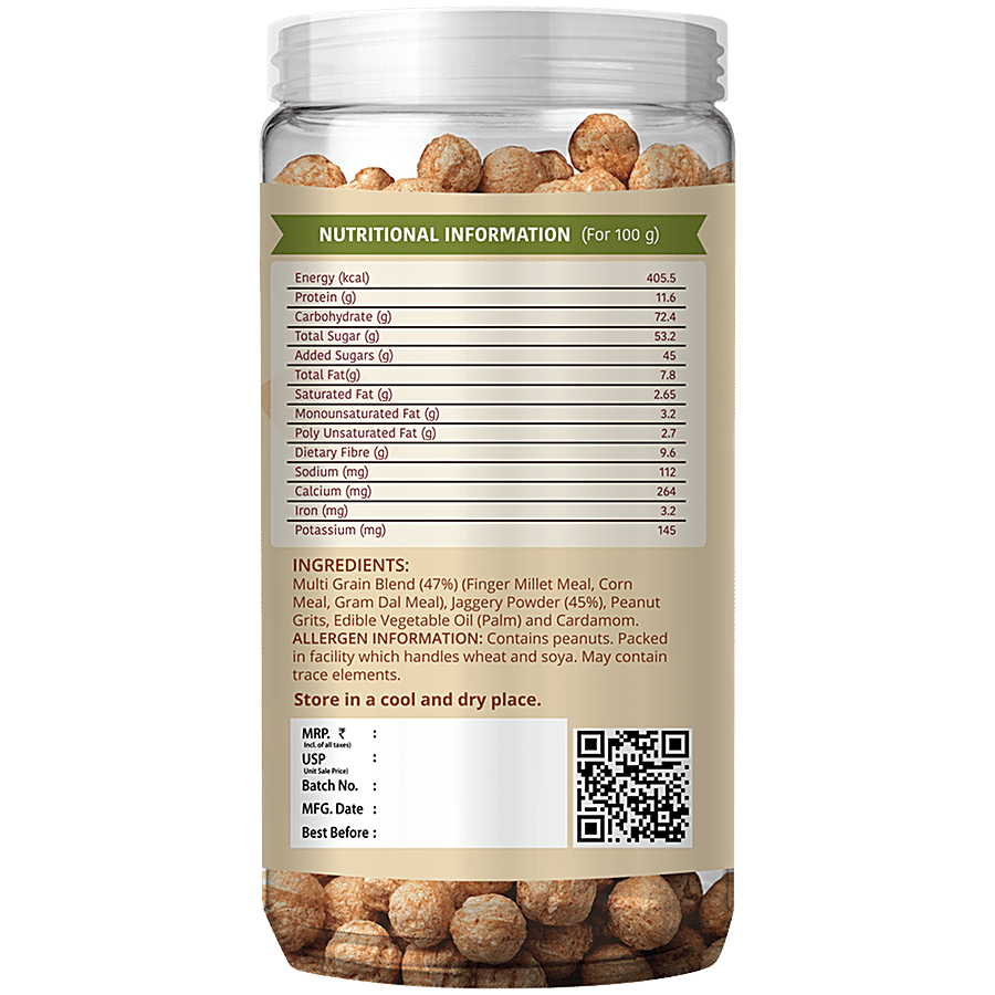 Desi Nutri Peanut Bites - Jaggery Coated