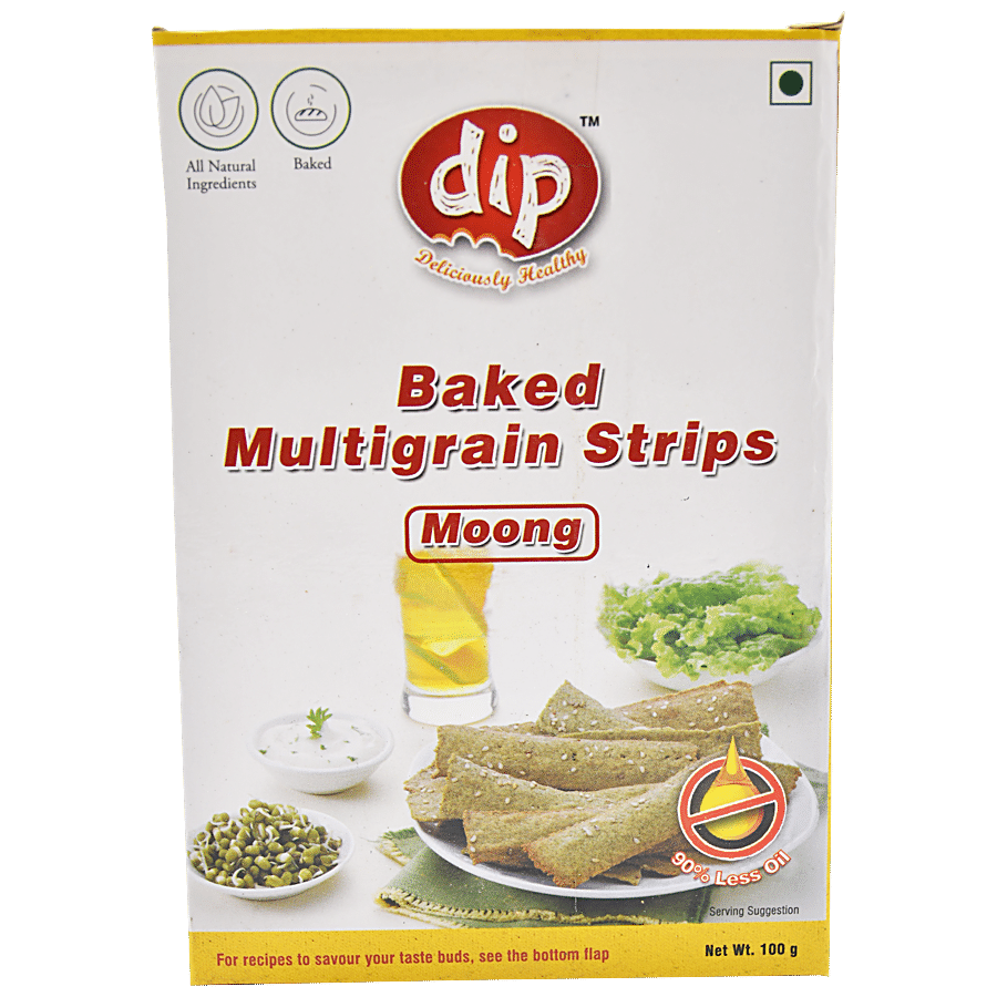 Dip Baked Multi Grain Strips - Moong