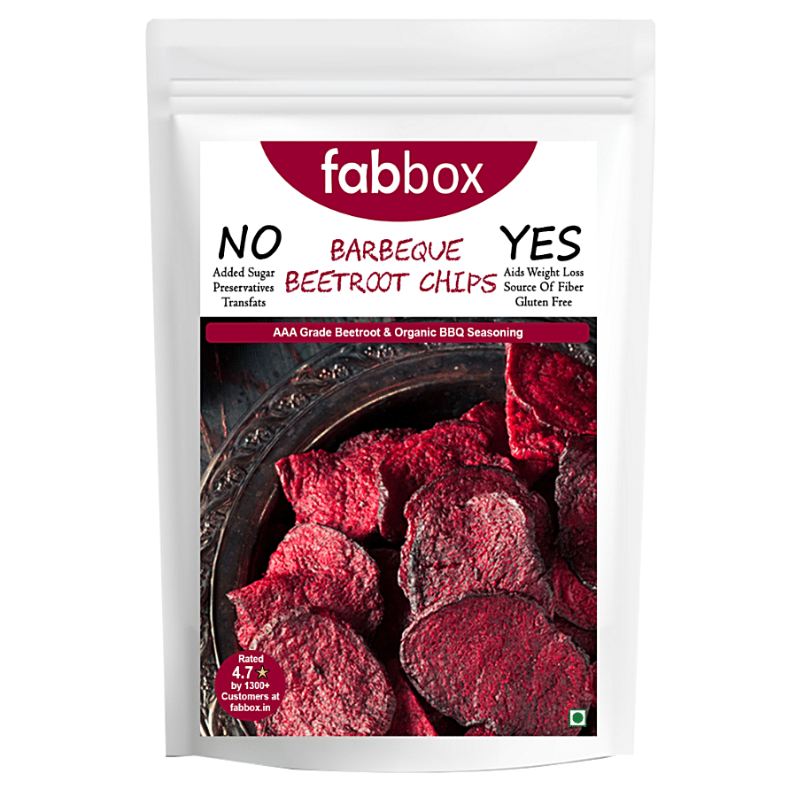 Fabbox Beetroot Chips - Barbeque Flavour