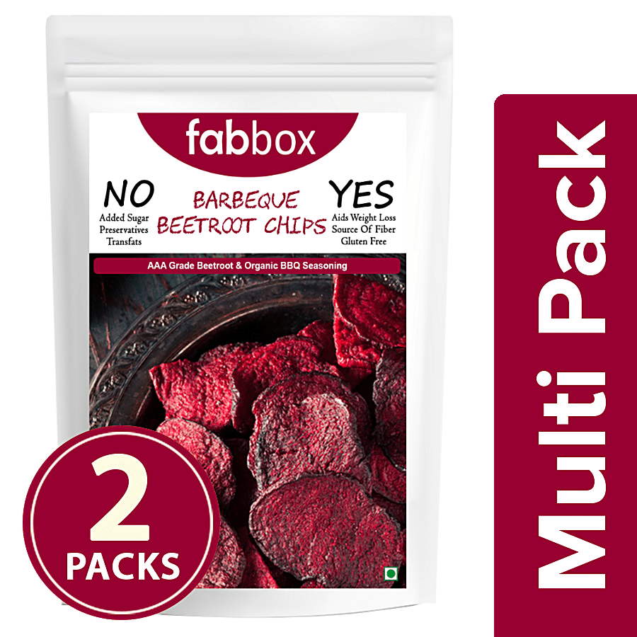 Fabbox Beetroot Chips - Barbeque Flavour