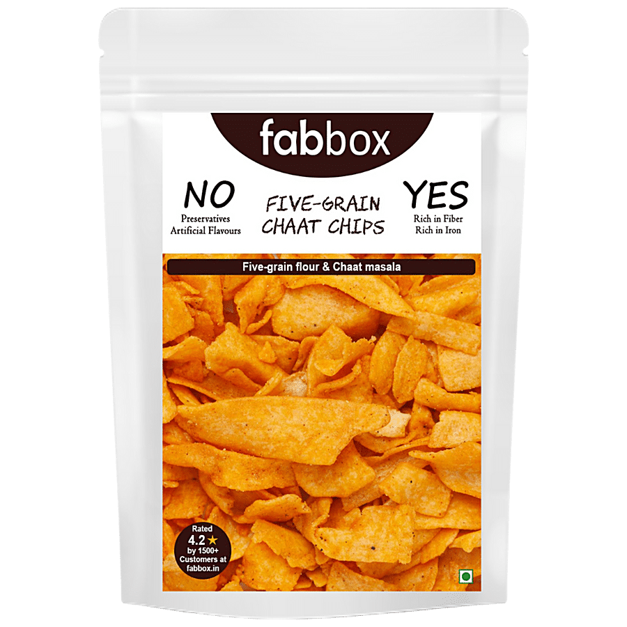 Fabbox Fivegrain Chaat Chips - Healthy