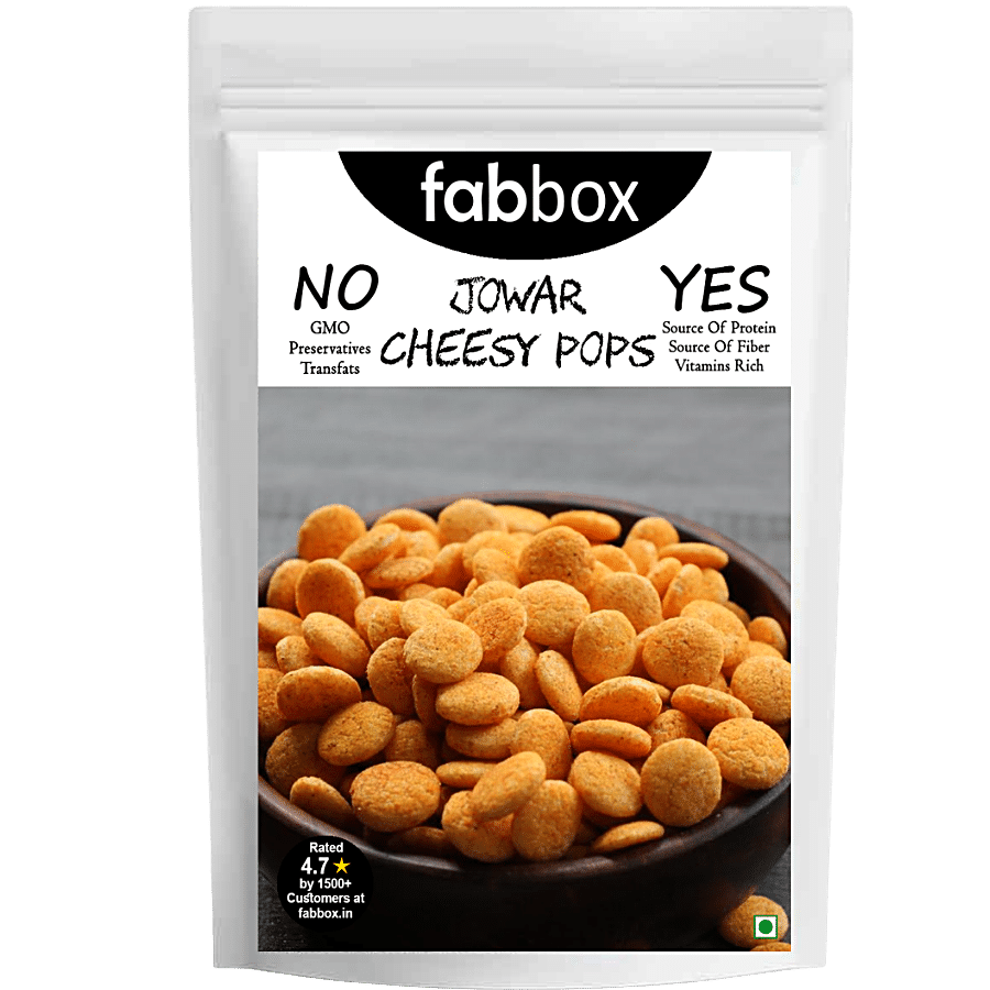 Fabbox Jowar Pops - Cheesy