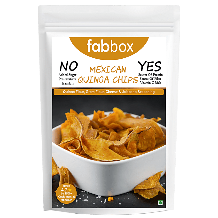 Fabbox Mexican Quinoa Chips - Cheesy Flavour