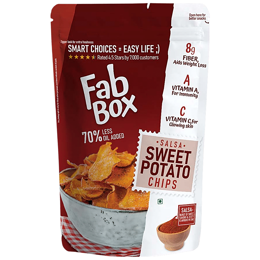 Fabbox Sweet Potato Chips - Salsa