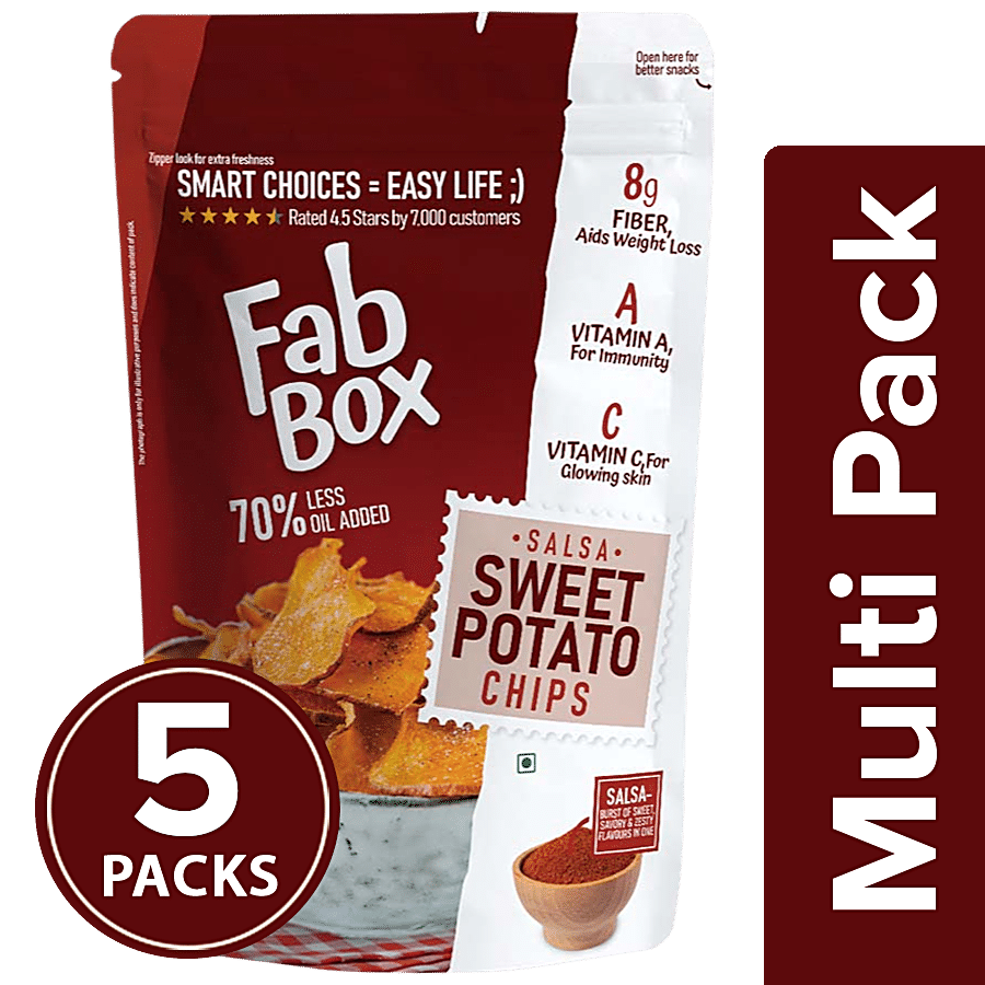 Fabbox Sweet Potato Chips - Salsa