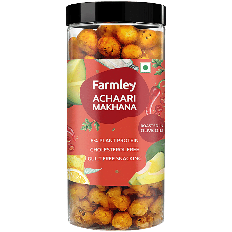 Farmley Achaari  Makhana - Roasted In Olive Oil