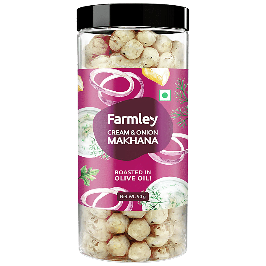 Farmley Roasted Makhana - Cream & Onion