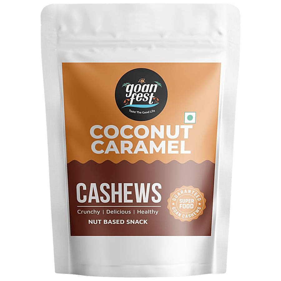 GOANFEST Coconut Caramel Cashews - Crunchy