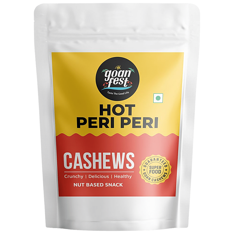 GOANFEST Hot Peri Peri Cashews - Crunchy