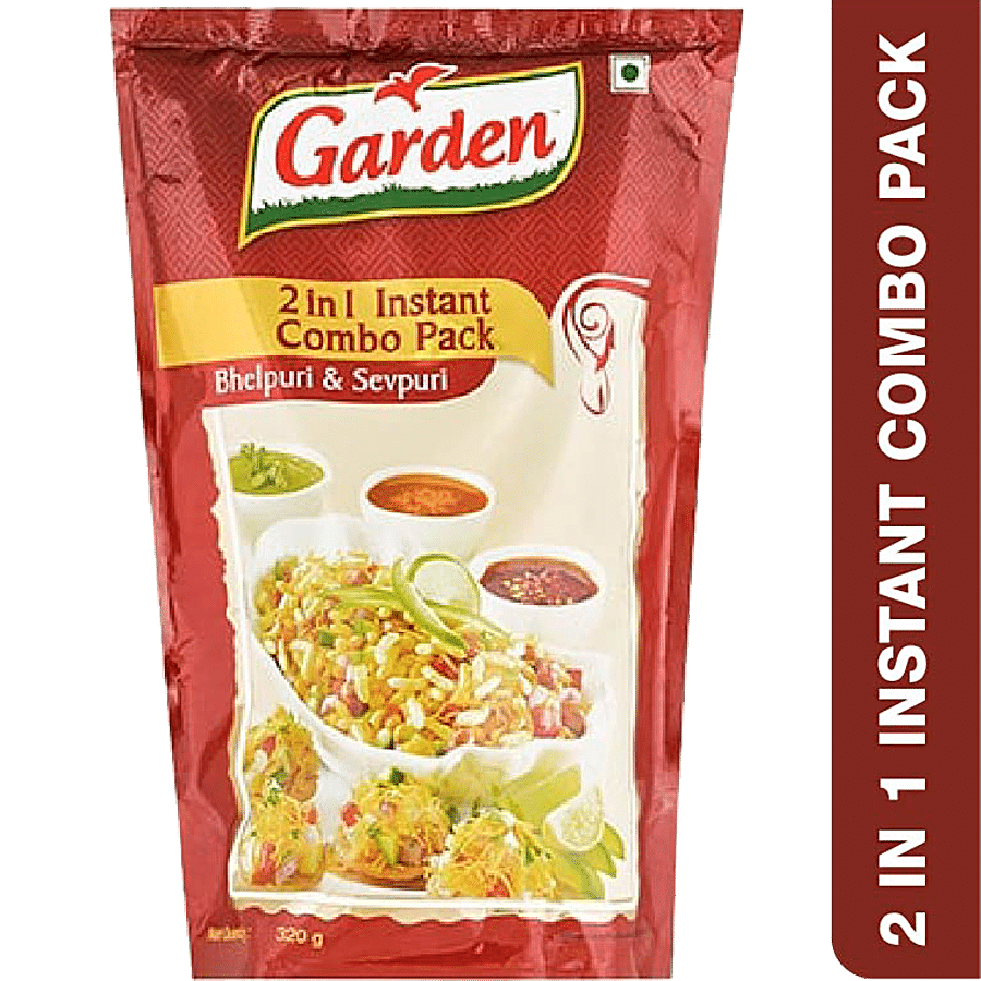 Garden 2-in-1 Instant Combo Pack - Bhelpuri & Sevpuri