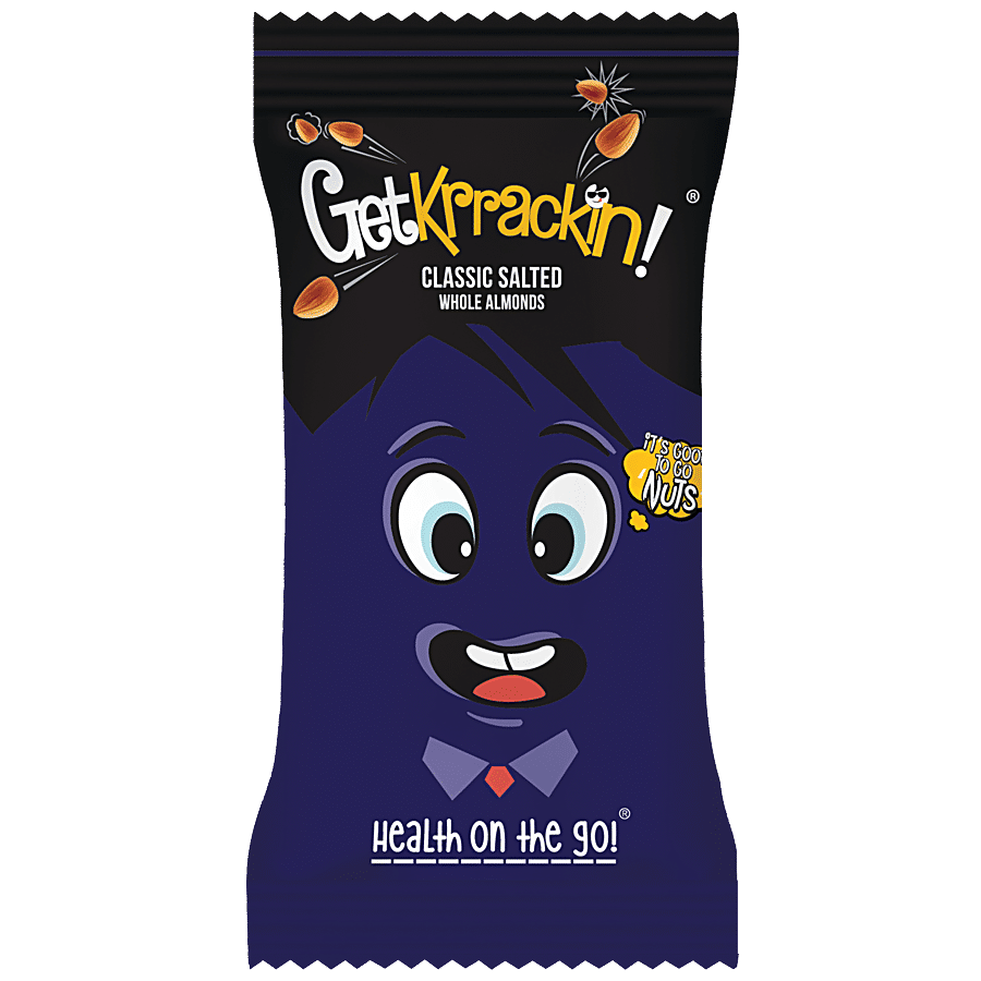 GetKrrackin Classic Salted - Whole Almonds