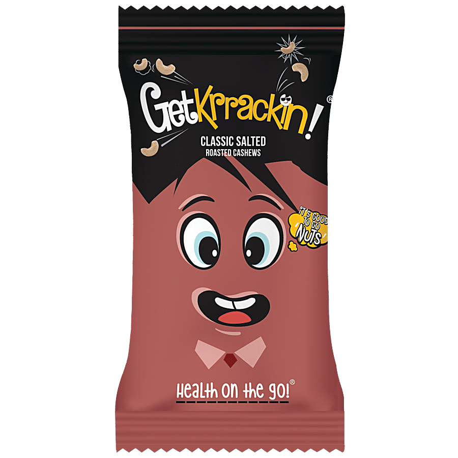 GetKrrackin Roasted Cashews - Classic Salted