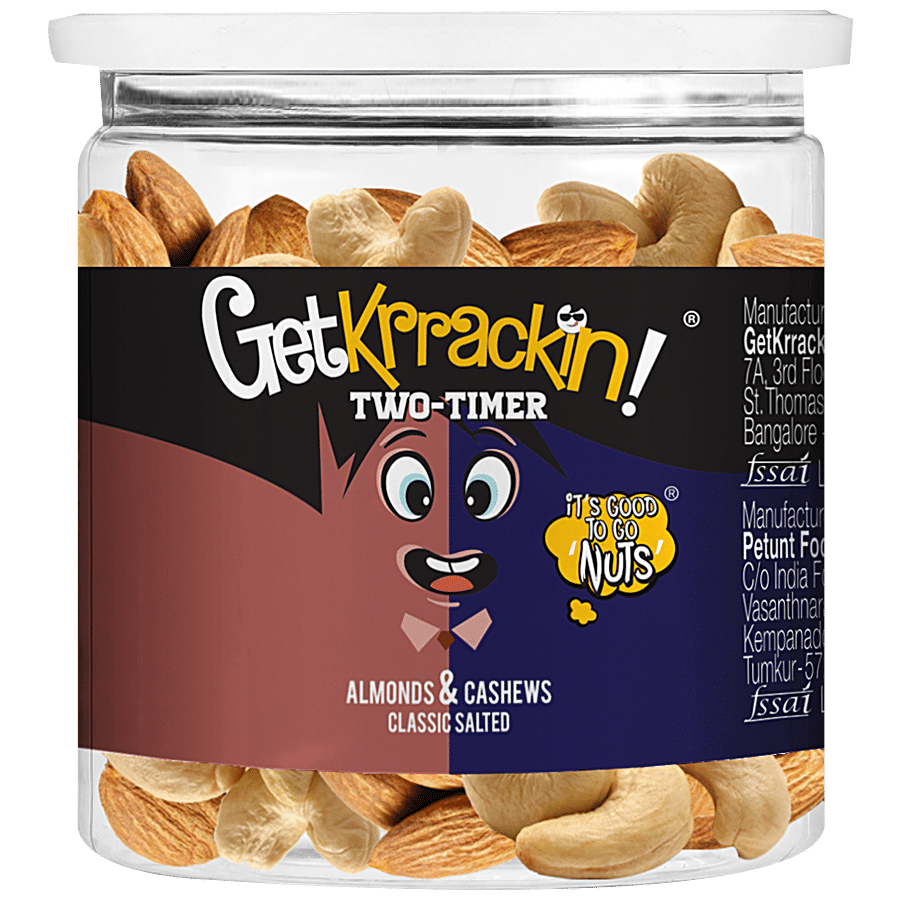 GetKrrackin Two Timer - Almonds & Cashews