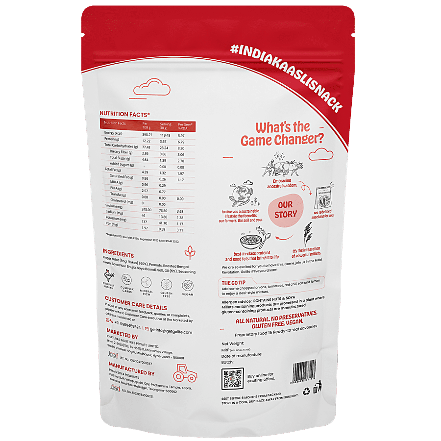 Go Life Ragi Namkeen - Wholesome Snack