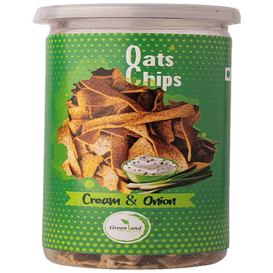 Greenland Oats Chips - Cream & Onion Flavour