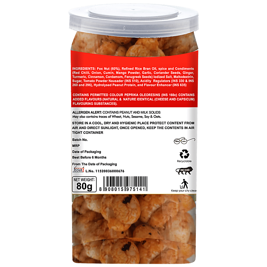 Gudmom Fox Nuts/Makhana - Tangy Tomato