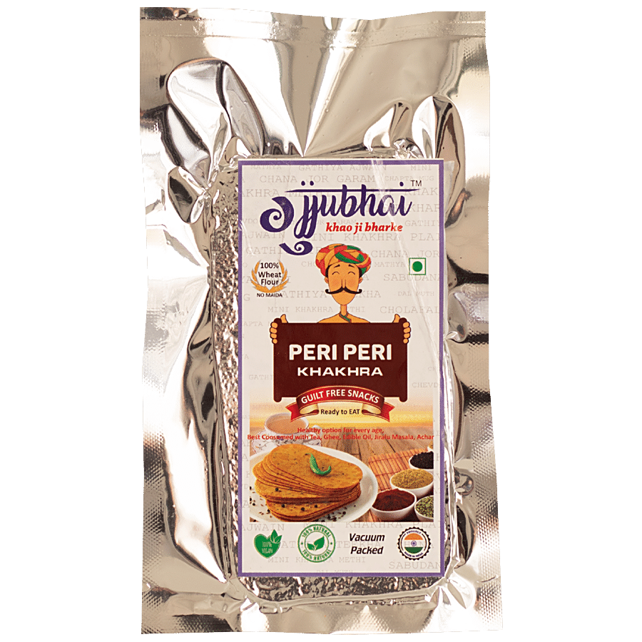 Gujjubhai Peri Peri Khakhra - 100% Wheat Flour