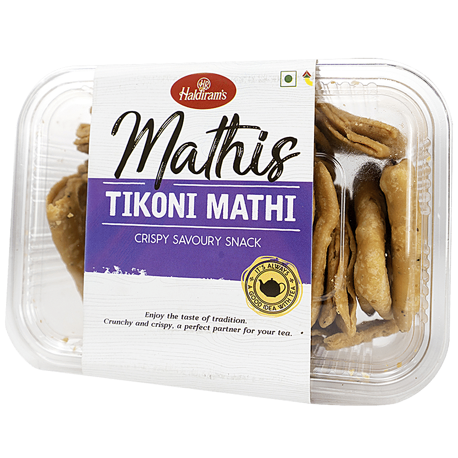 Haldiram  Tikoni Mathi - Crispy & Crunchy Savoury Snack