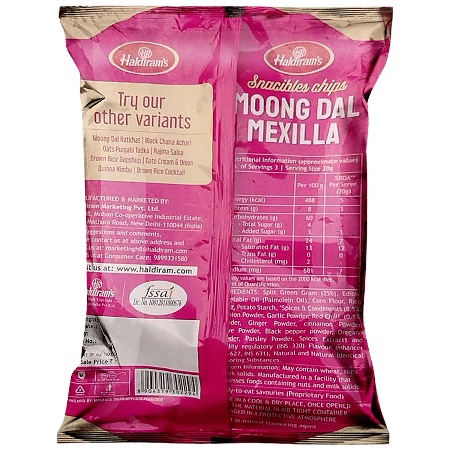 Haldiram's Chips Moong Dal Mexilla - Ready To Eat Savouries