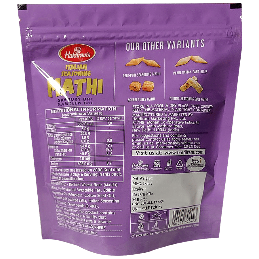 Haldiram's Italian Seasoning Mathi - Savoury & Namkeen