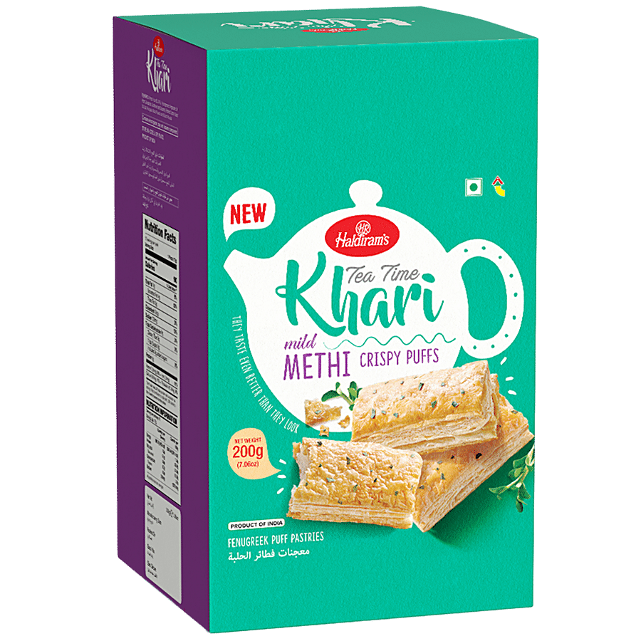 Haldiram's Khari Mild Methi Crispy Puffs