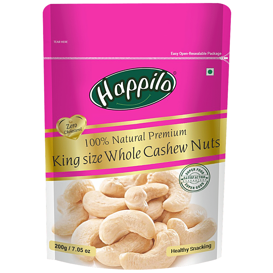 Happilo Cashew Nuts - Whole