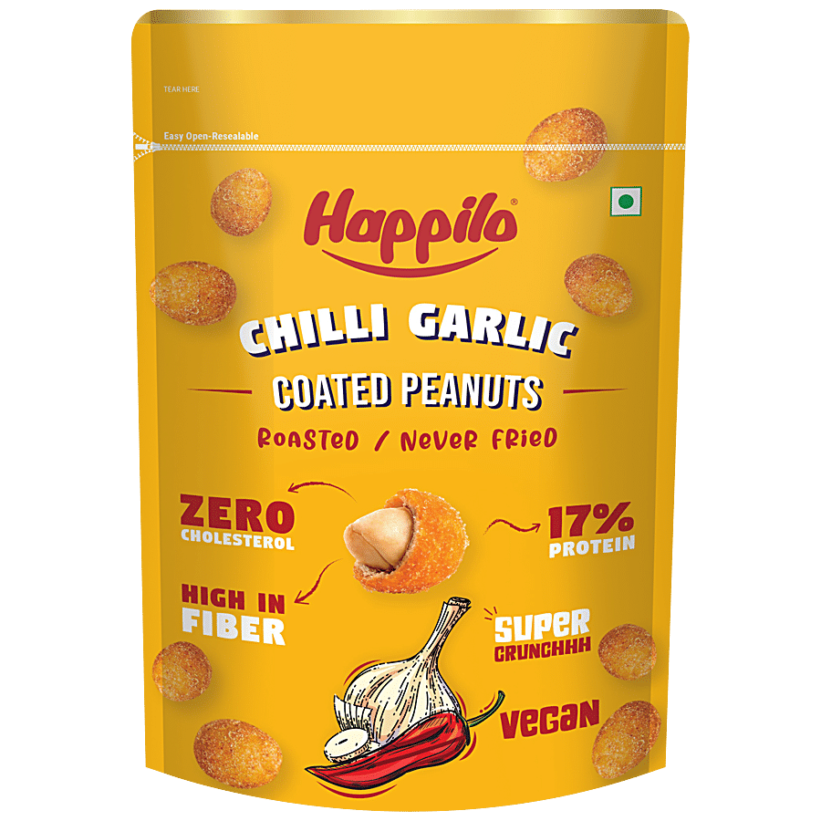 Happilo Chilli Garlic Coated Peanuts