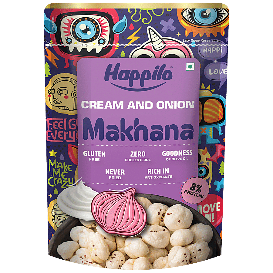 Happilo Cream & Onion Makhana