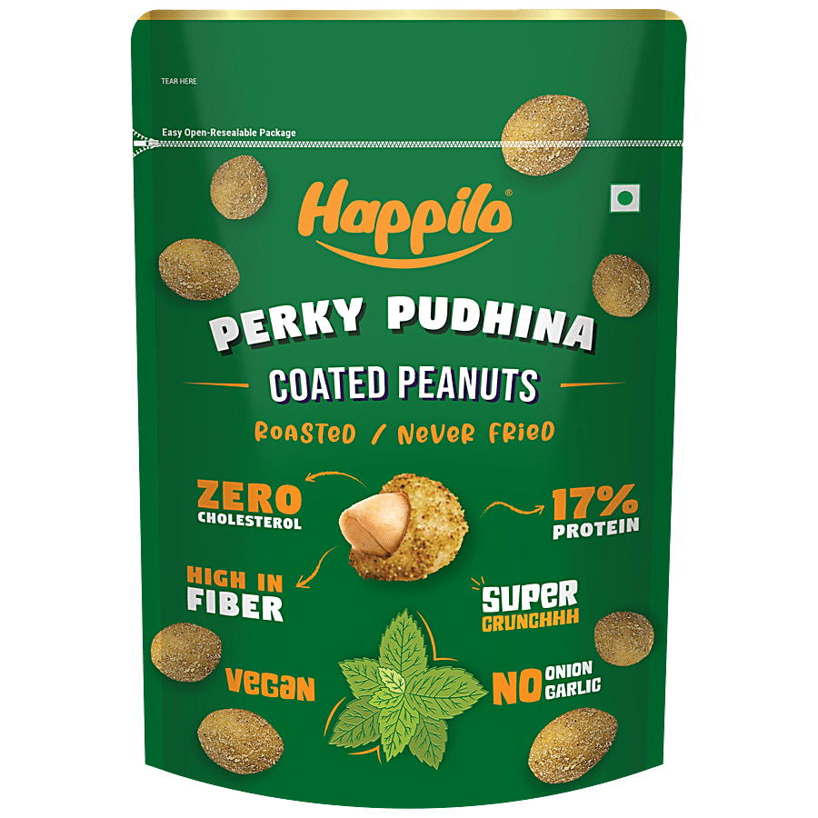 Happilo Perky Pudhina Coated Peanuts