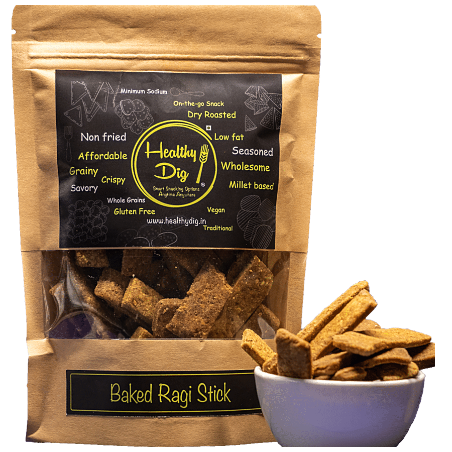 Healthy Dig Baked Ragi Stick