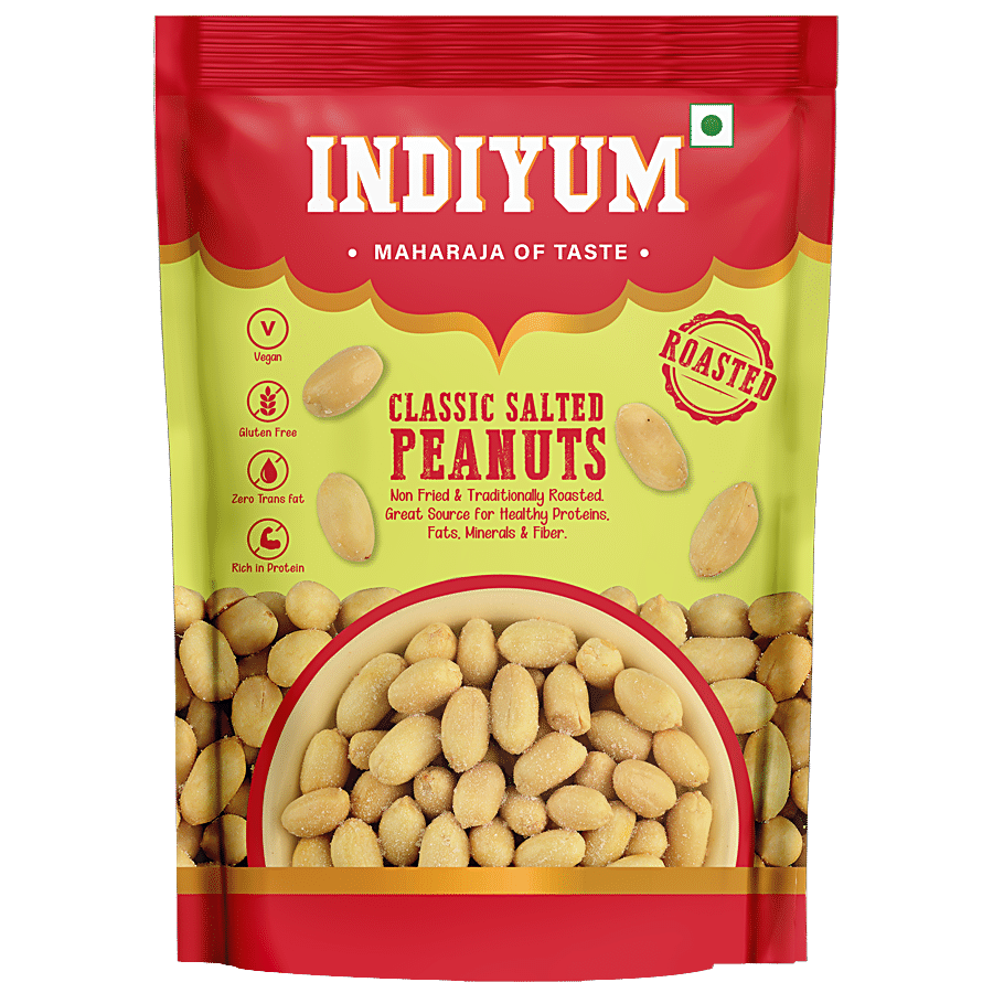 Indiyum Classic Salted Peanuts - Roasted