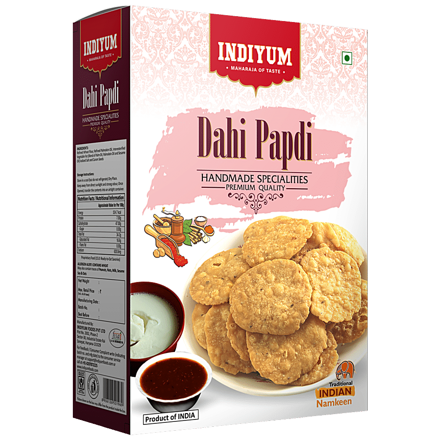 Indiyum Dahi Papdi - Crispy