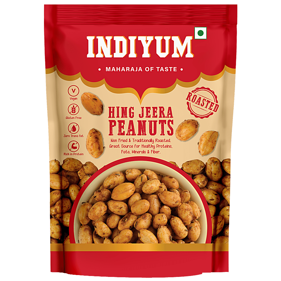 Indiyum Hing Jeera Peanuts - Roasted