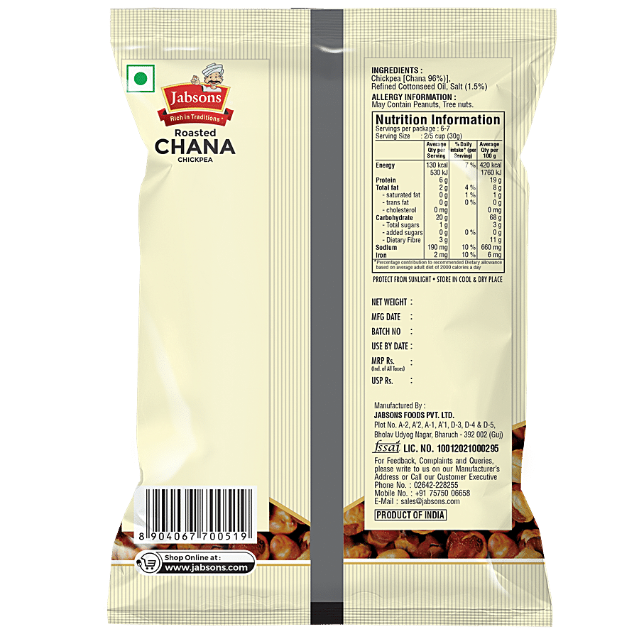 JABSONS Roasted Chana Chickpea