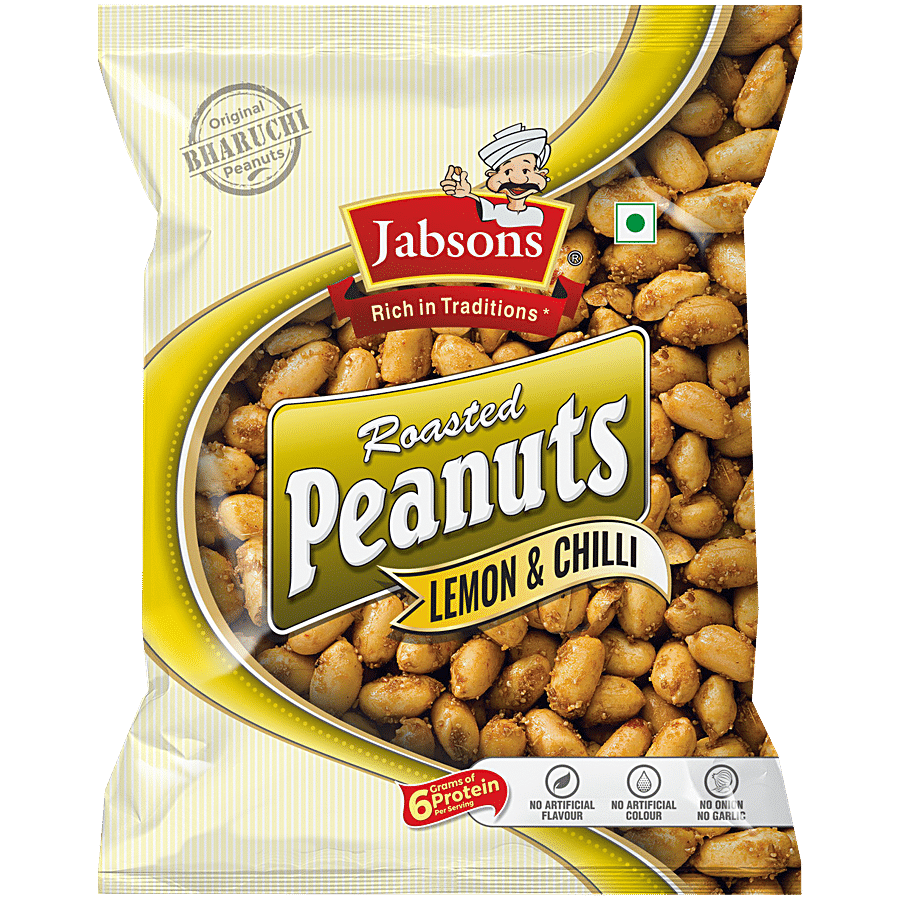 JABSONS Roasted Peanuts - Lemon & Chilli