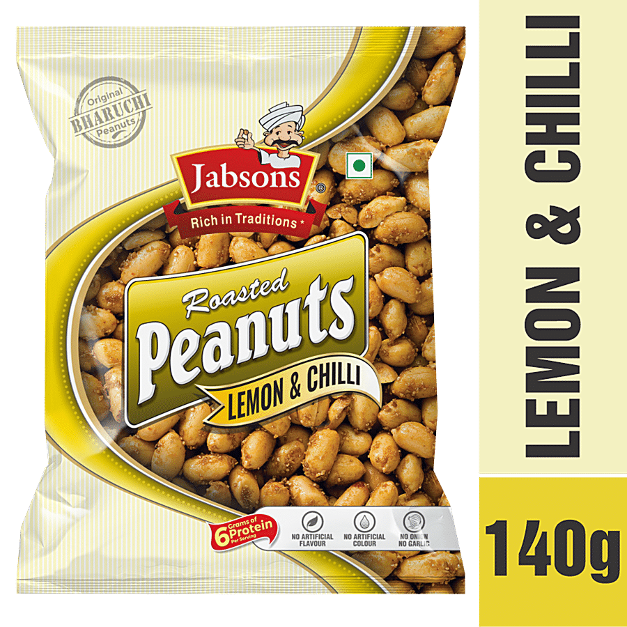 JABSONS Roasted Peanuts - Lemon & Chilli