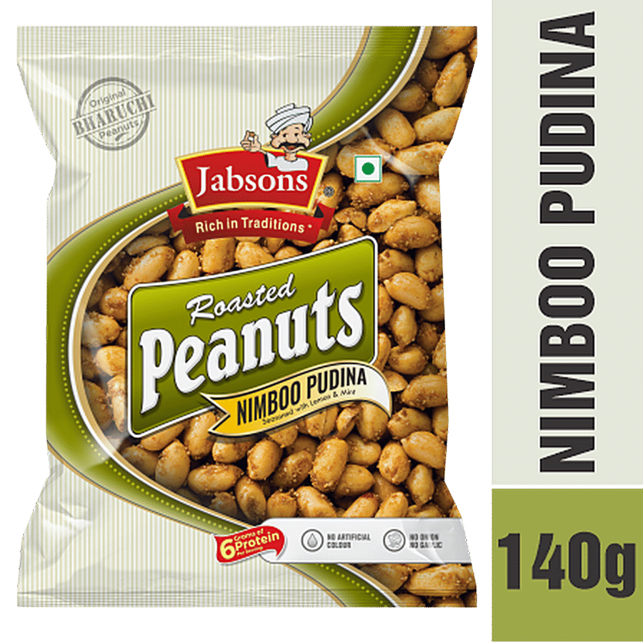 JABSONS Roasted Peanuts - Nimboo Pudina