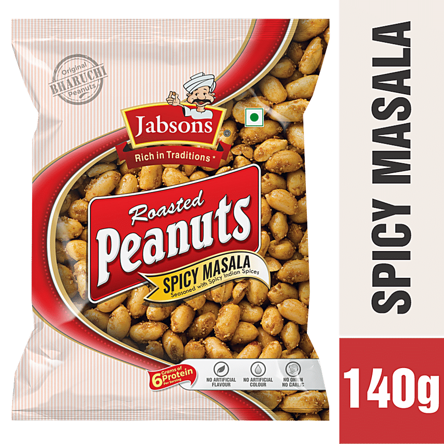 JABSONS Roasted Peanuts - Spicy Masala