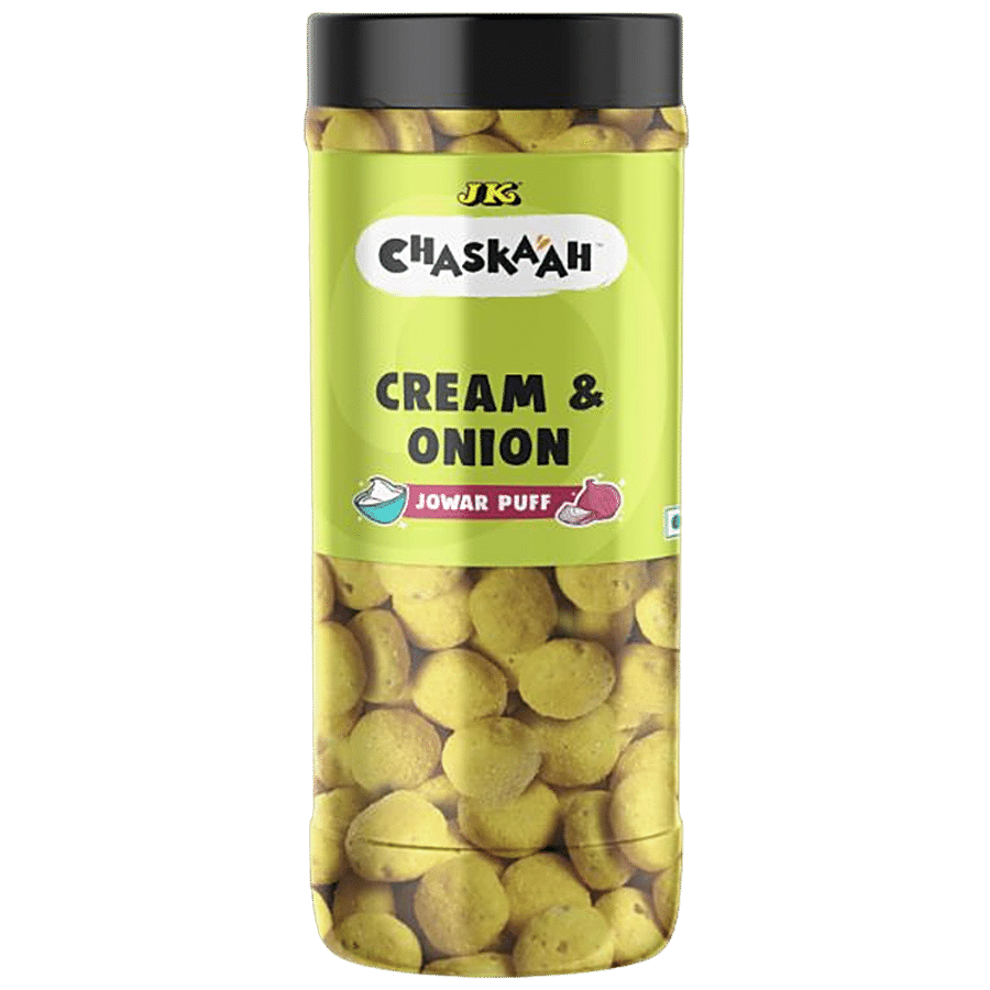 JK CHASKAAH Jowar Puff - Sour Cream & Onion