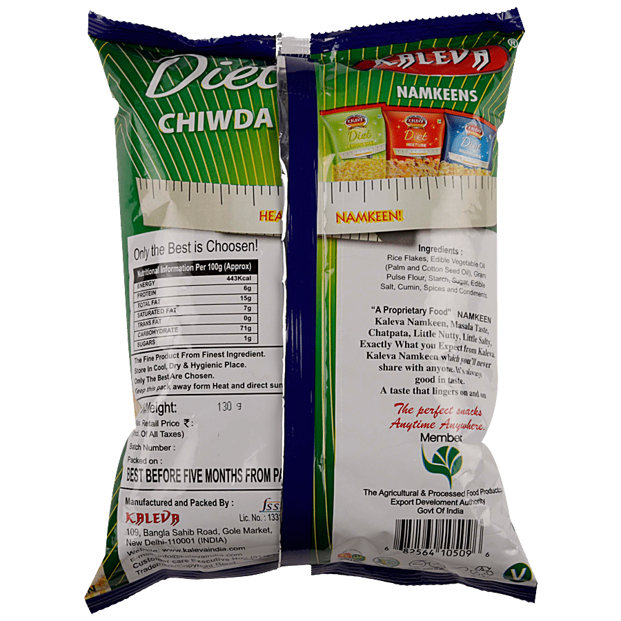 Kaleva Diet Chiwda - Healthy Namkeen