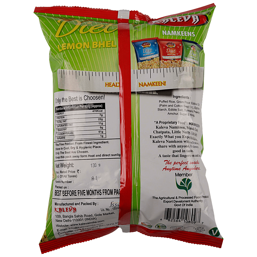 Kaleva Diet Lemon Bhel - Healthy Namkeen