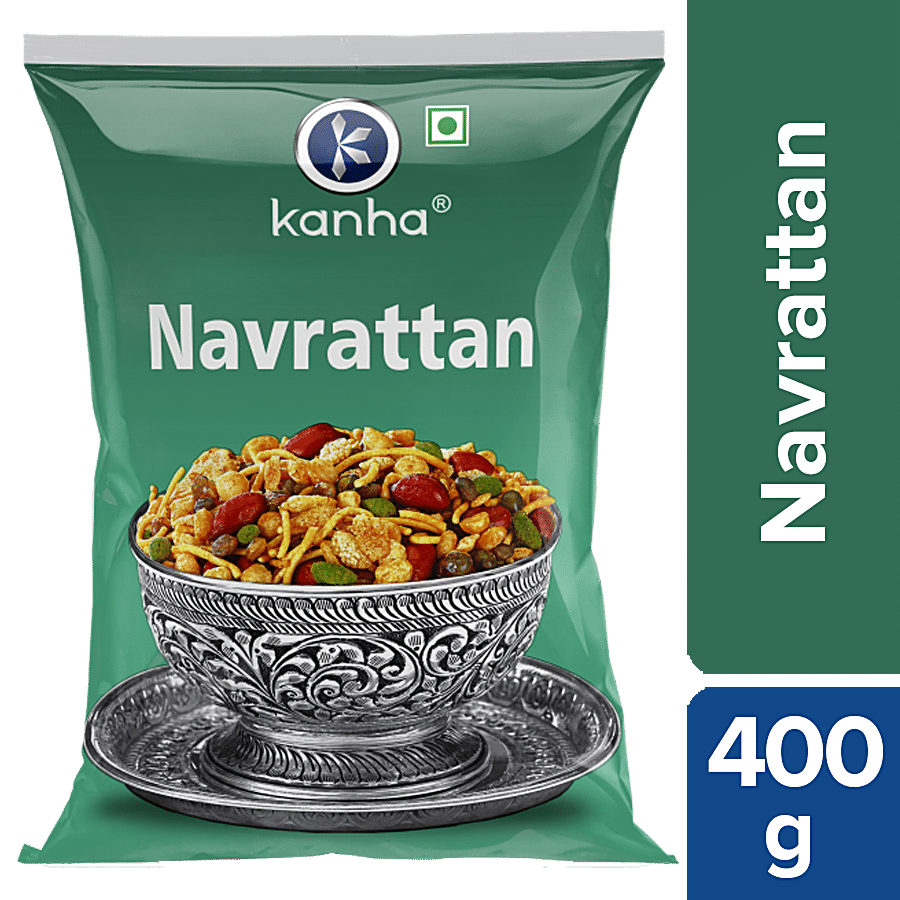 Kanha Navrattan Mixture Crunchy Snack - With Sweet & Tangy Taste