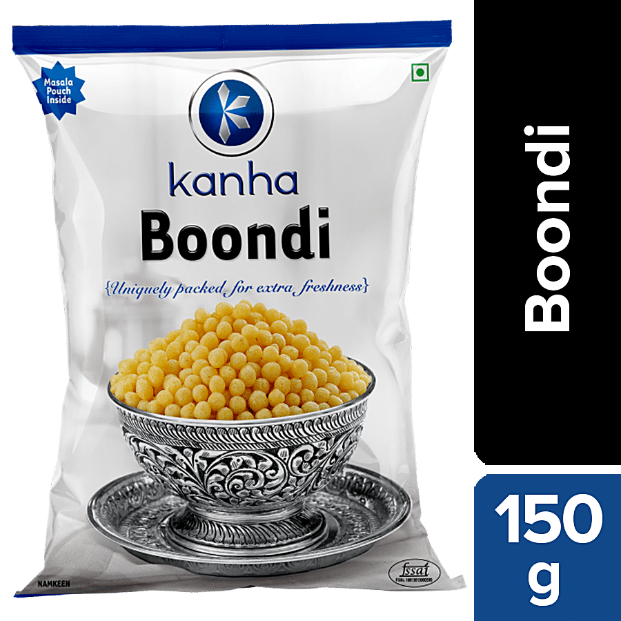 Kanha Raita Boondi - Made From Fried Chickpea Flour & High Quality Ingredients