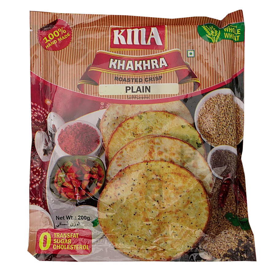 Kma  Roasted Crisp Khakhra - Plain