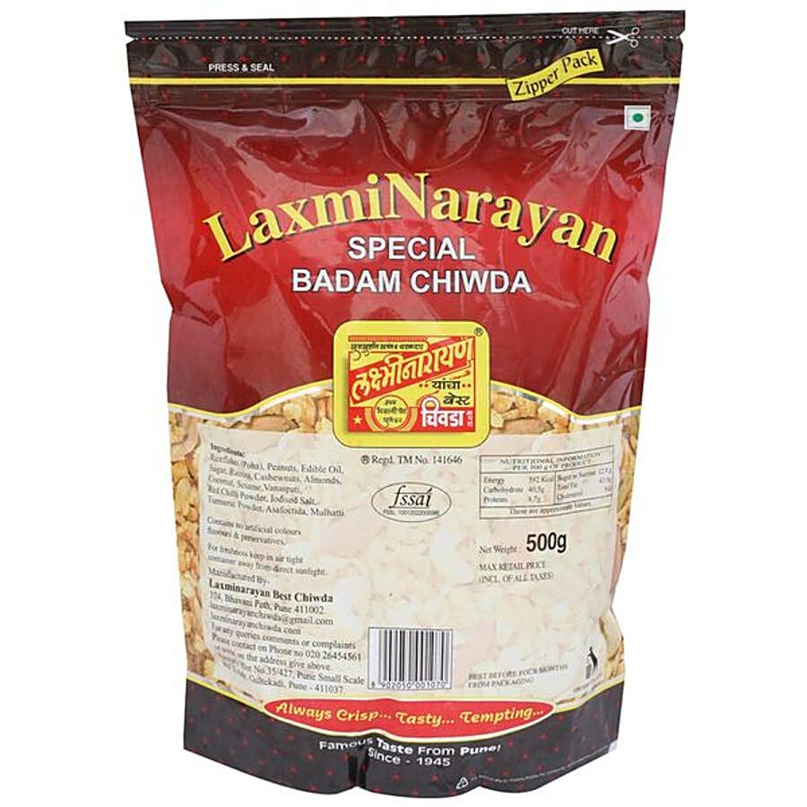 LAXMINARAYAN Special Badam Chiwda Namkeen