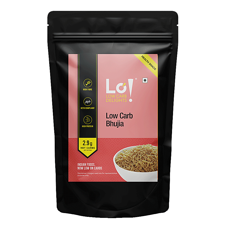 LO! Foods Low Carb Bhujia - 2.9g Net Carbs Per Serving