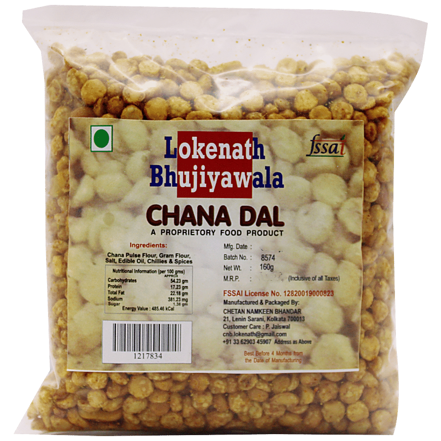 LOKENATH BHUJIYAWALA Chana Dal Namkeen - Salted